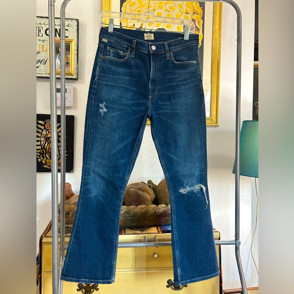 Citizens of Humanity Premium Vintage Demy Cropped Flare Jeans size 27